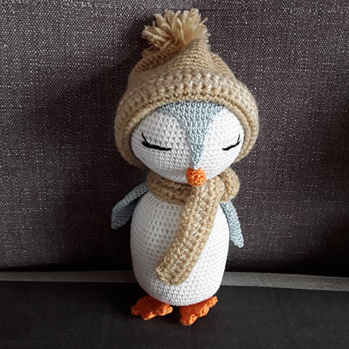 Animaux hivernaux au crochet