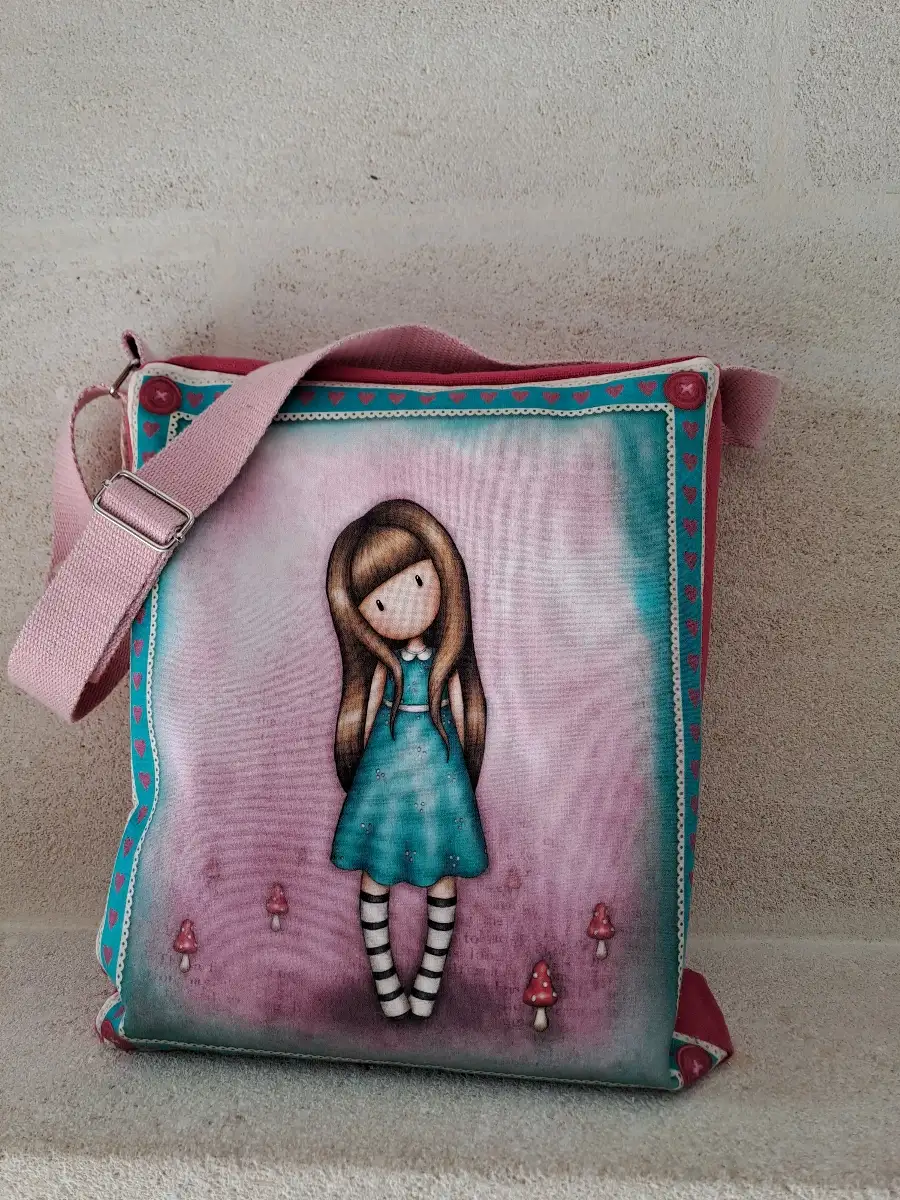 Sac petite file rose