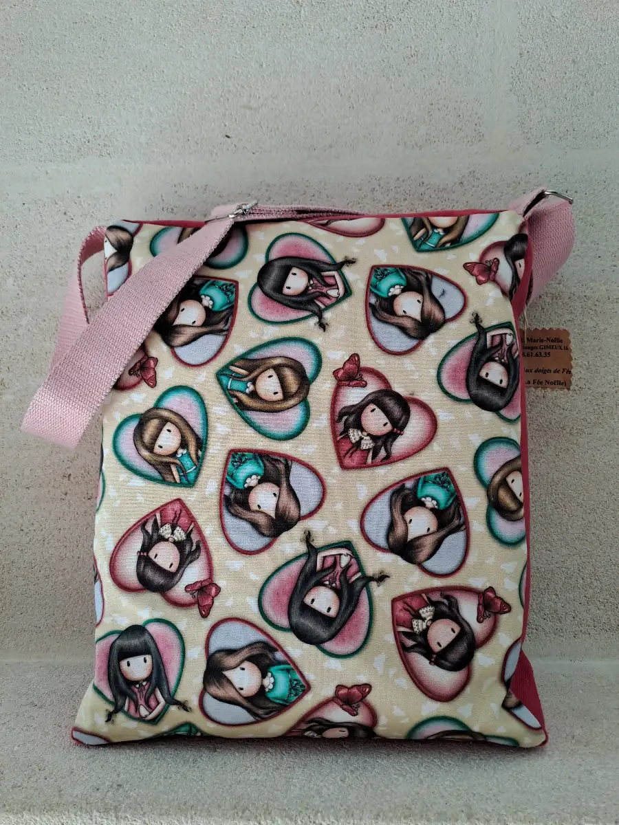 Sac petite file rose