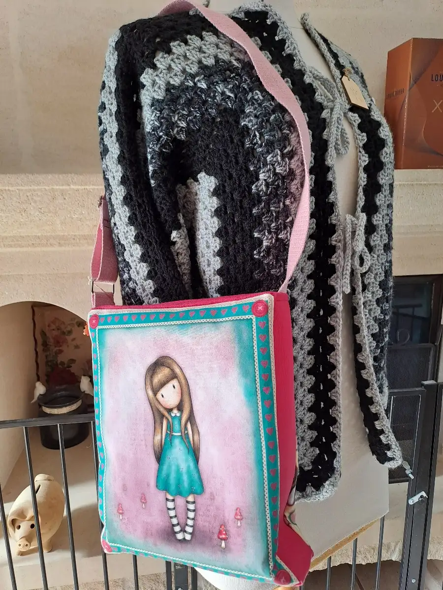 Sac petite file rose