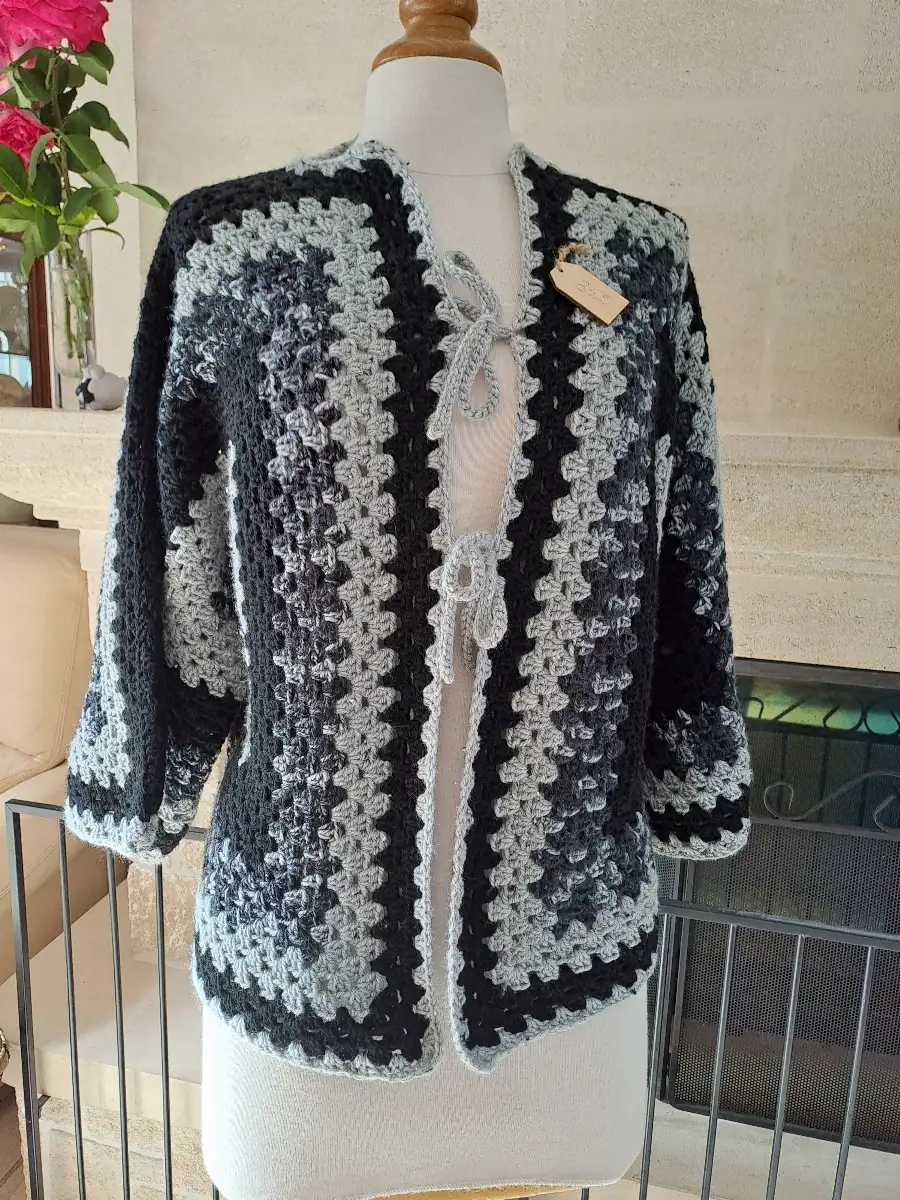 Veste au crochet