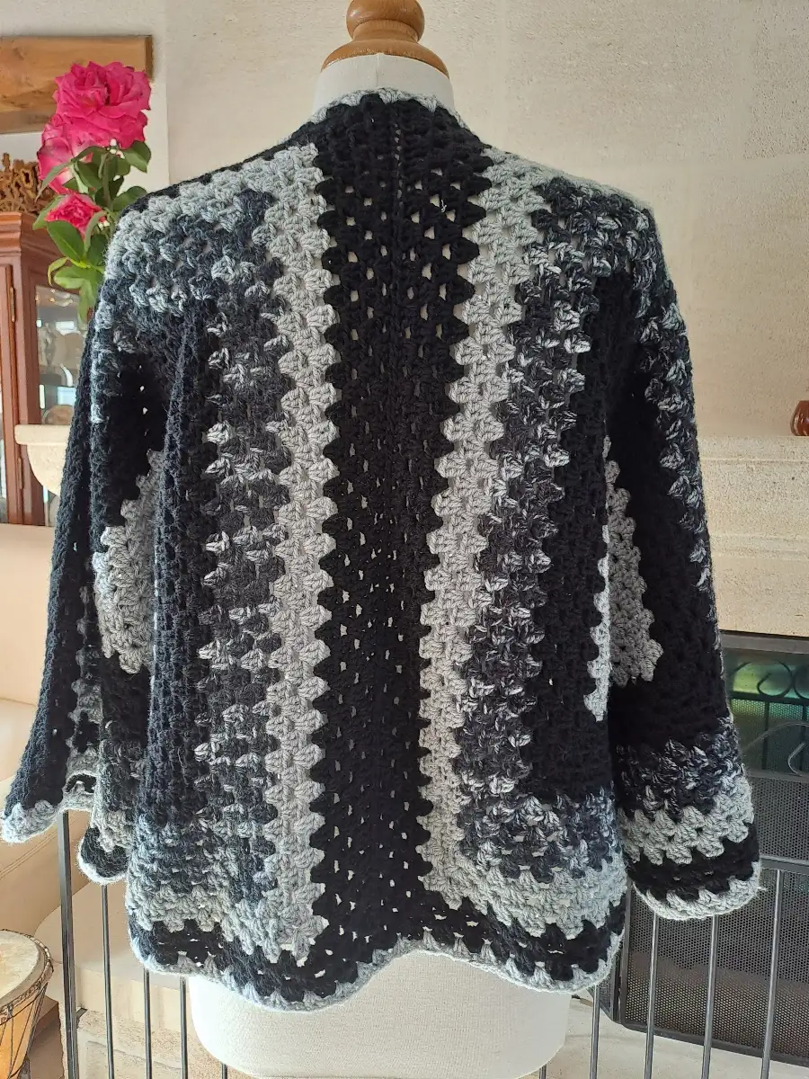 Veste au crochet