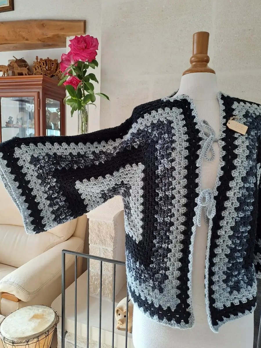 Veste au crochet