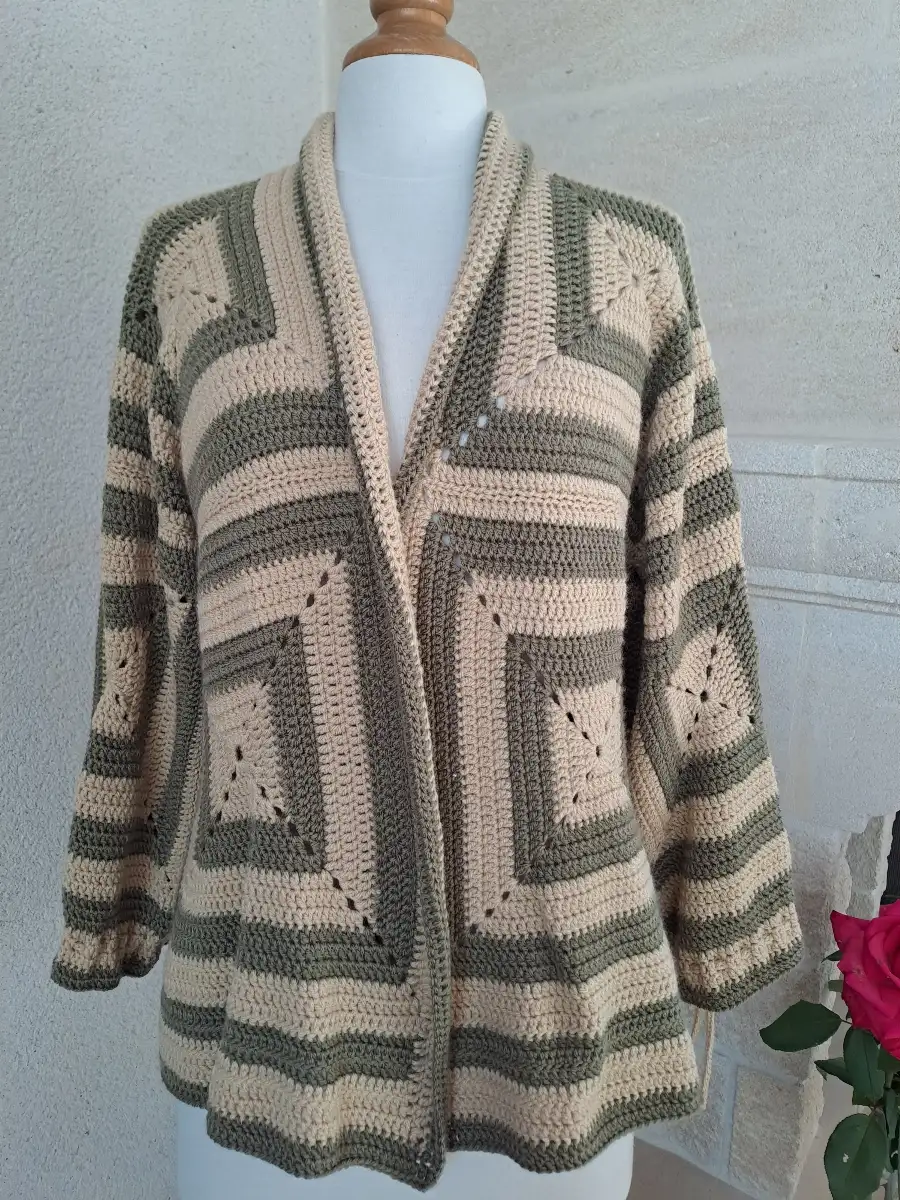 Veste au crochet