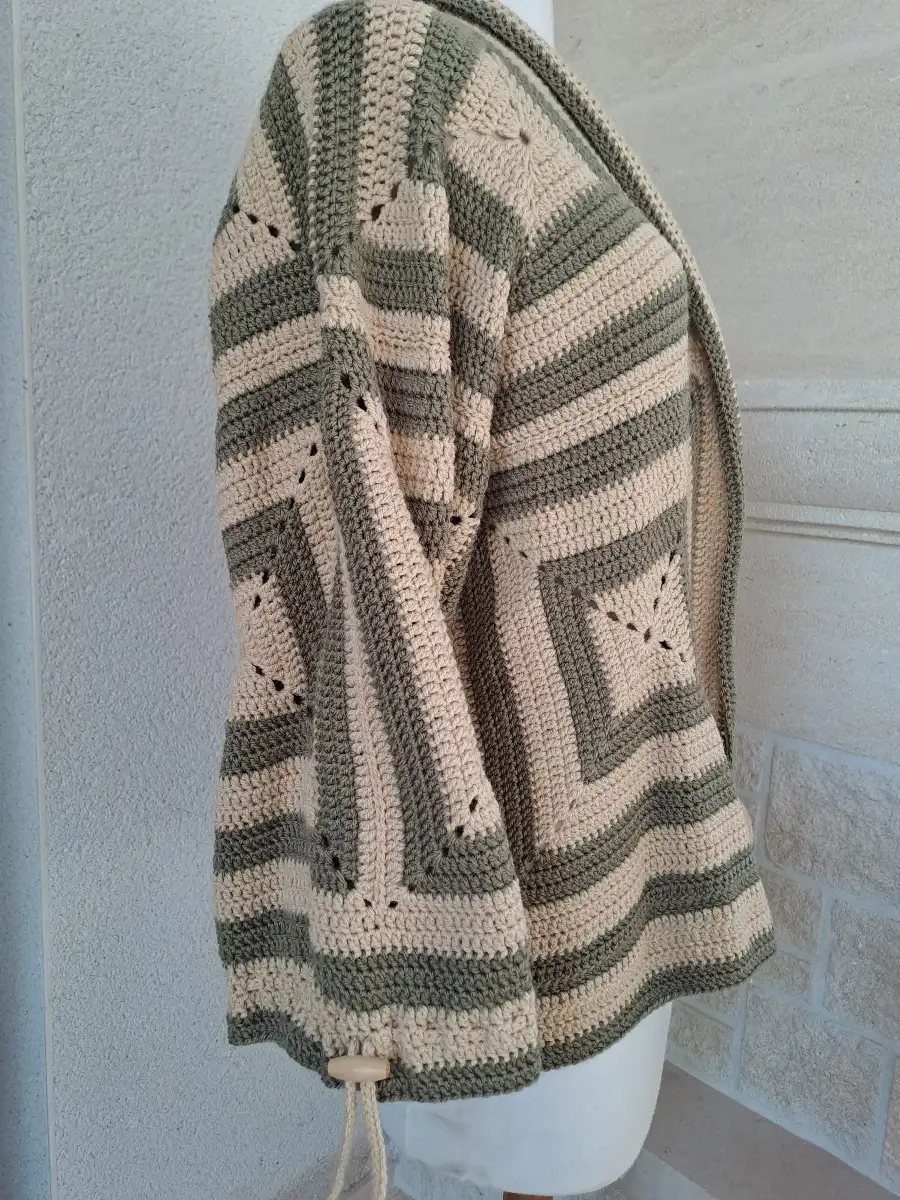 Veste au crochet